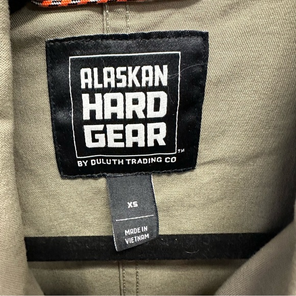 Duluth Alaskan Hard gear utility jacket tan women’s XS oversize - Picture 7 of 8
